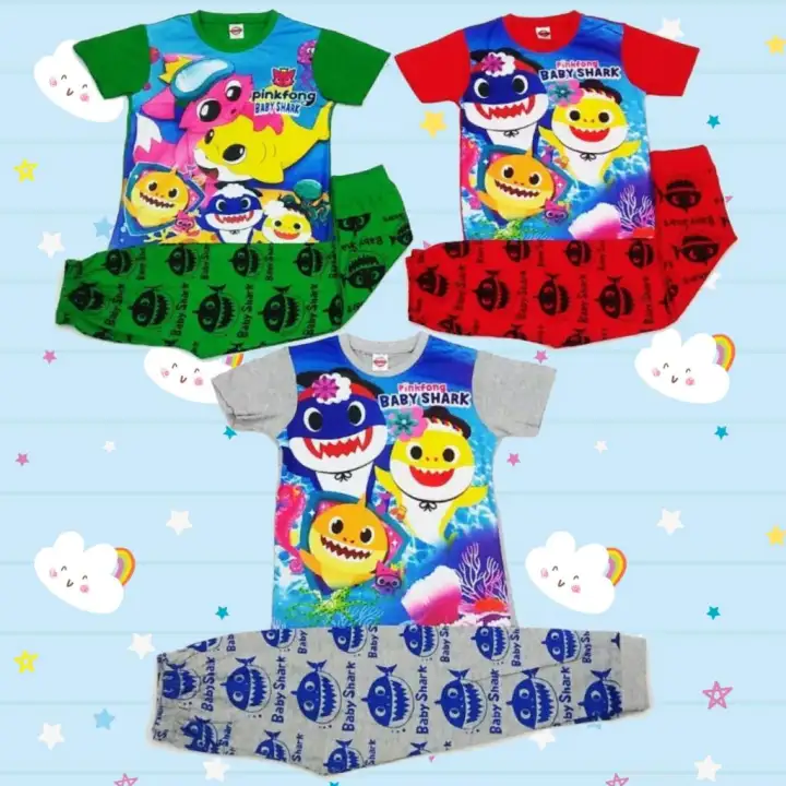 baby shark pyjamas