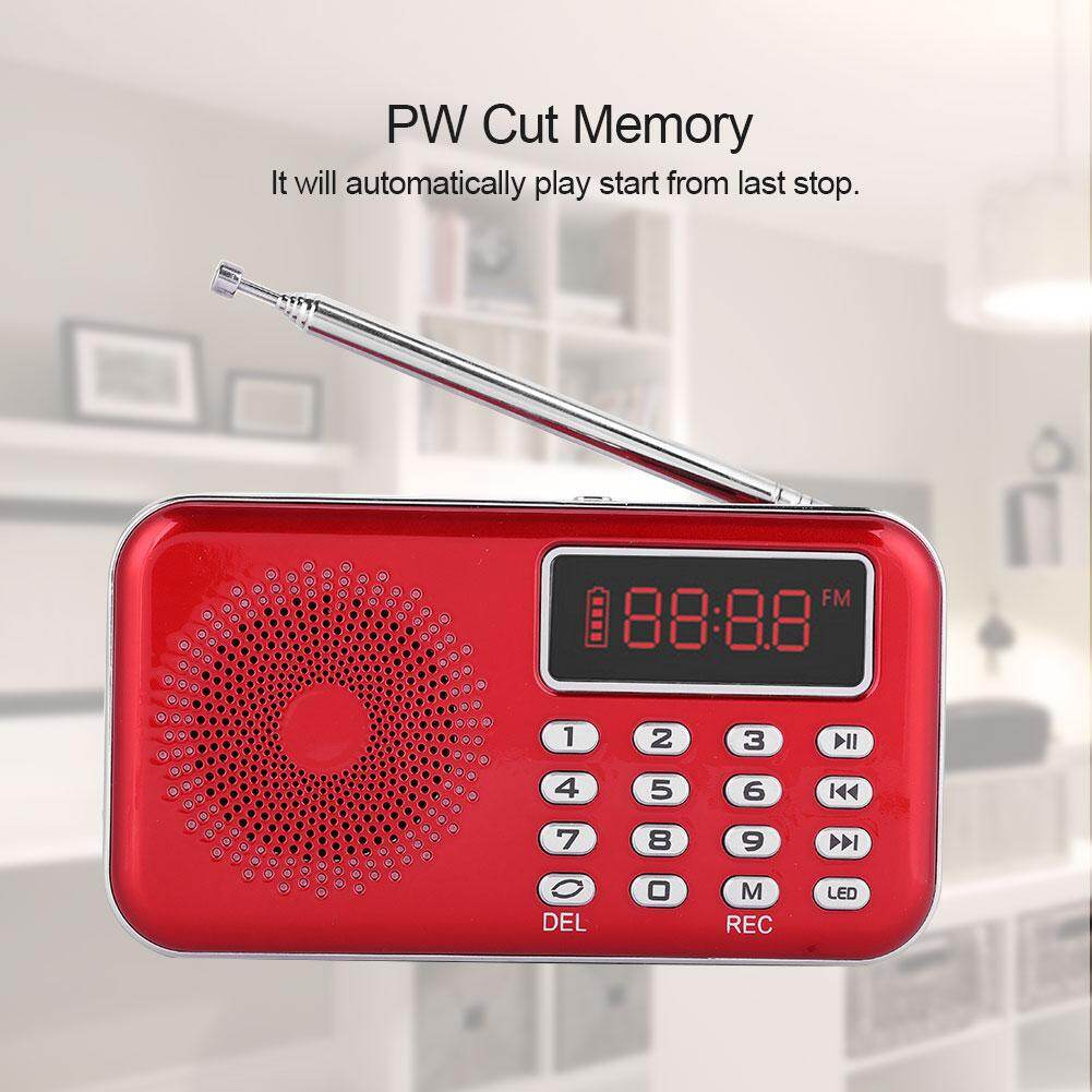 Noise Cancelling FM Radio USB/TF/AUX Music Voice Recording MP3 Player