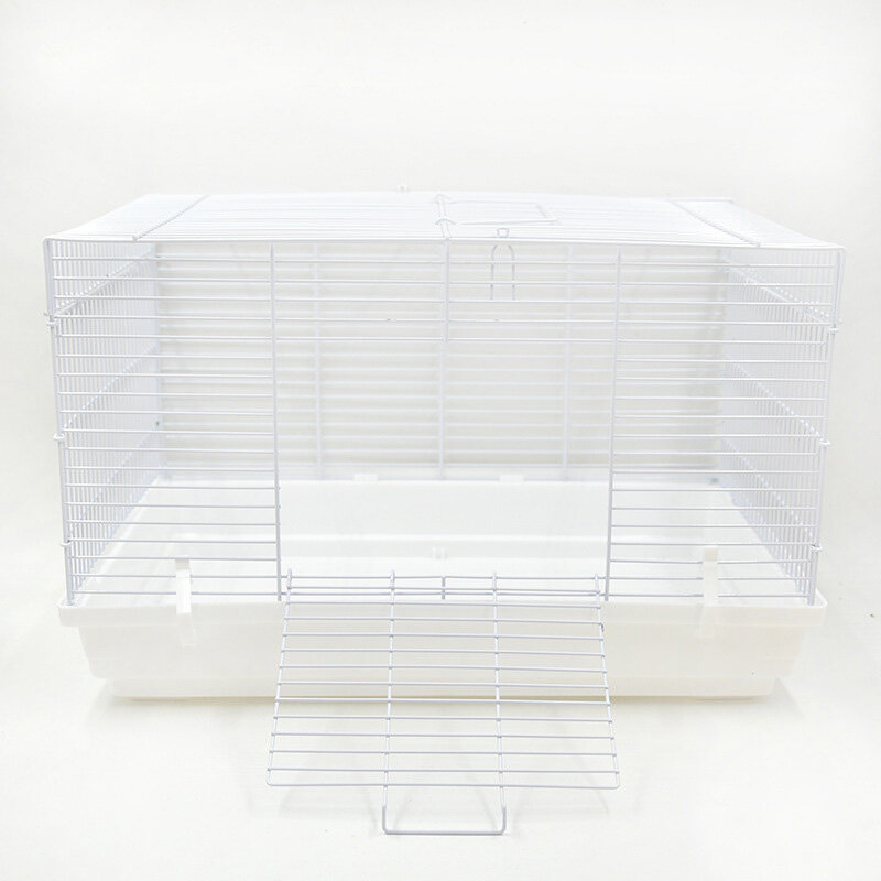 HATELI Hamster Cage Portable Pet Rat Carrying Case Transport Cage Box for Small Animal Rabbit Hedgehoas Pet Supplies 47x30x30cm