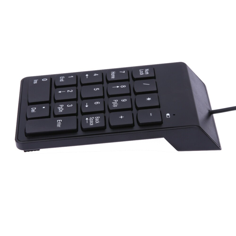 Bàn Phím Num USB Mini 18 Phím Mới Bàn Phím Số Bàn Phím Cho Máy Tính Xách Tay Lưu Ý