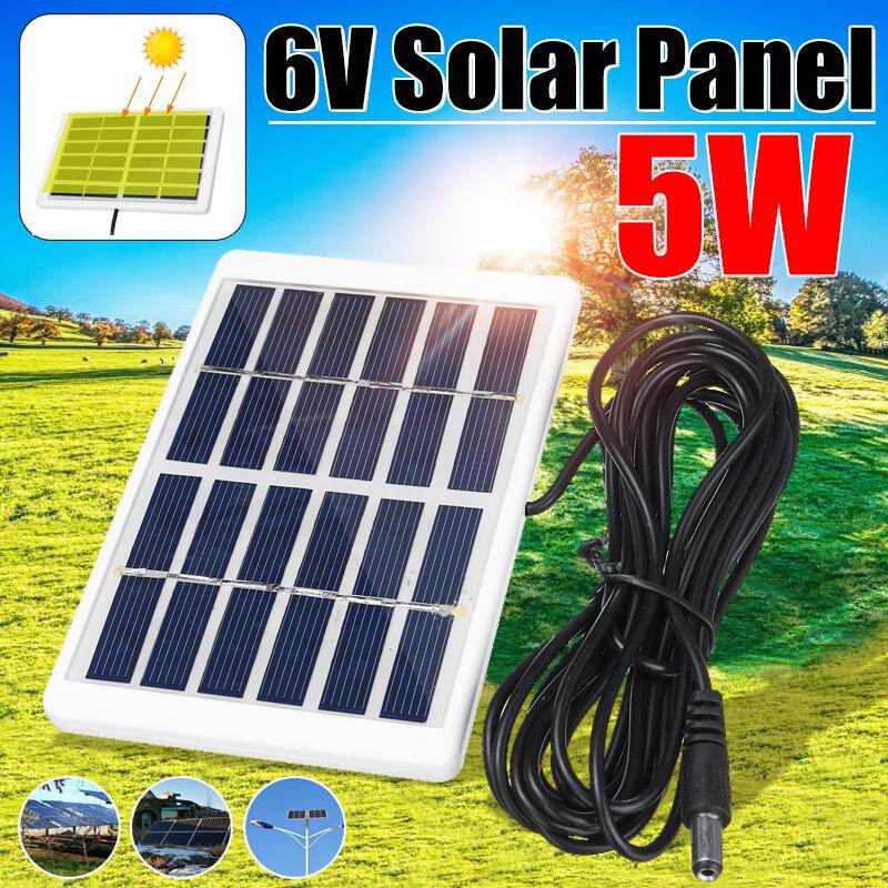 5W 6V Solar Panel With 3m Cable Solar Energy Solar Power Panel Polysilicon