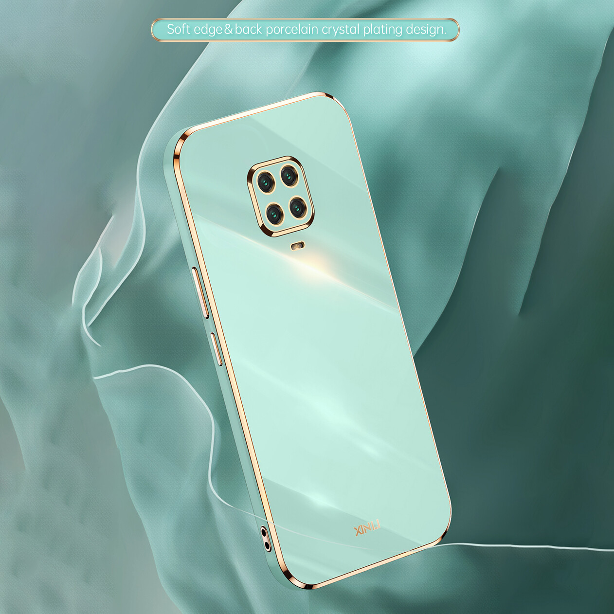 Lenuo Ốp Mềm Mạ 6D Sang Trọng Ốp Điện Thoại Khung Vuông Silicon Cho Xiaomi Redmi Note 10 5G 10S Pro 9 9T 9S 7 8 9 10 Pro Max Redmi 9T / 9 Power 9A 9i ốp Điện Thoại Ốp Lưng Lấp Lánh Sáng Bóng