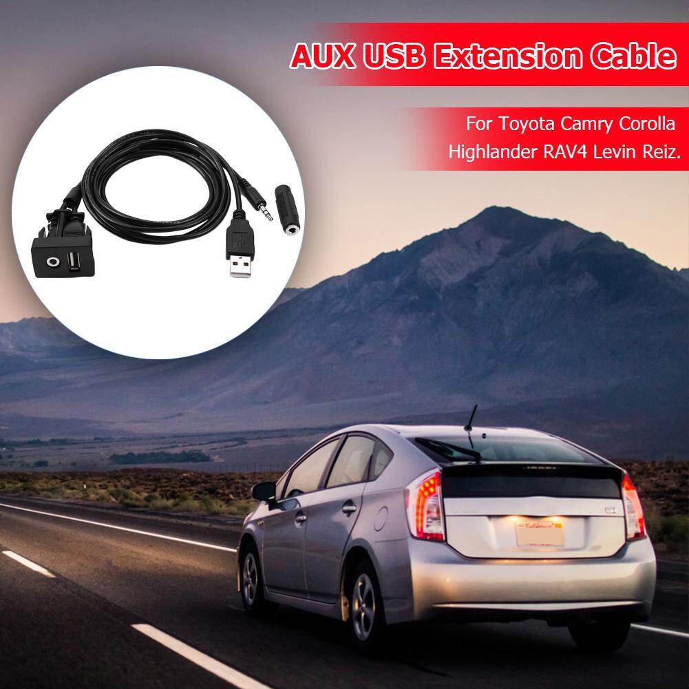 Bảng Điều Khiển Cổng USB, Cáp Mở Rộng AUX USB 3.5Mm Cho Toyota Camry Corolla