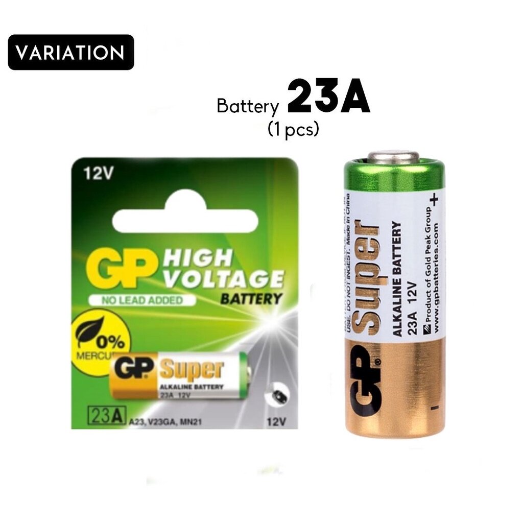 GP 23A 23AE A23 V23GA 23AF-2C5 12V Ultra Super Alkaline Battery Bateri ...