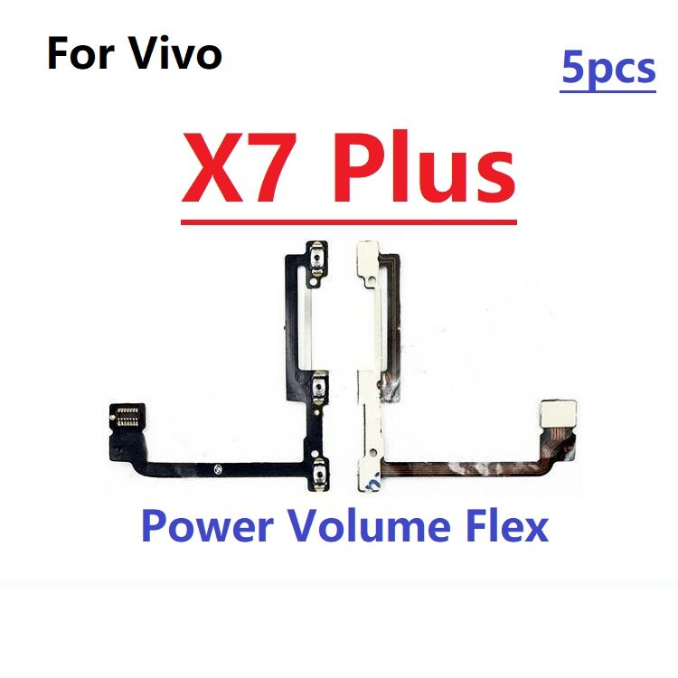 Power ON OFF Mute Switch Control Key Volume Button Flex Cable For Vivo X7 Plus Replacement Parts