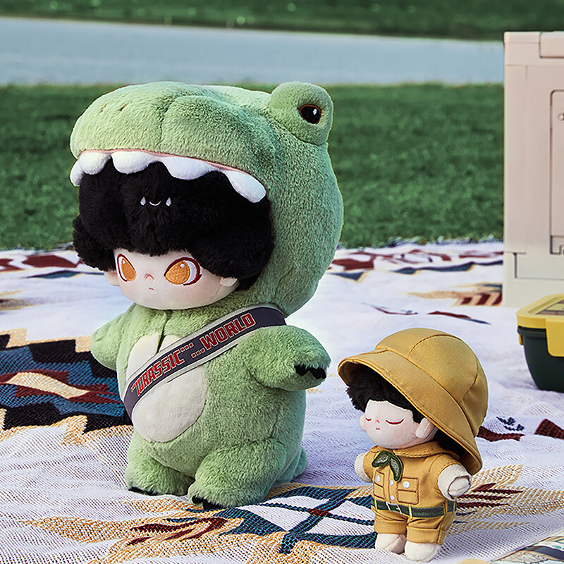 POP MART Dimoo Jurassic World Series-Búp Bê Cotton