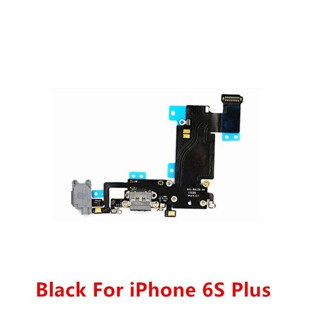 Repair Parts Usb Charging Charger Port Plug Dock Connector With Microphone Mic Ribbon Flex Cable For Iphone 6 6s 7 8 Plus 5s Se