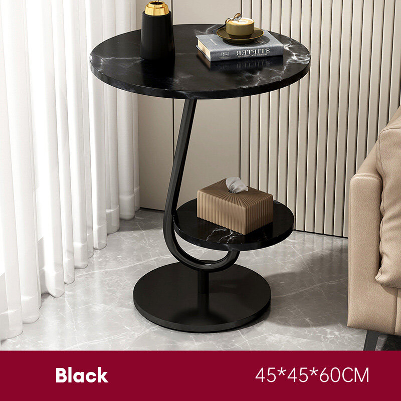 Coffee table small round table on the balcony coffee table sofa side table home decoration
