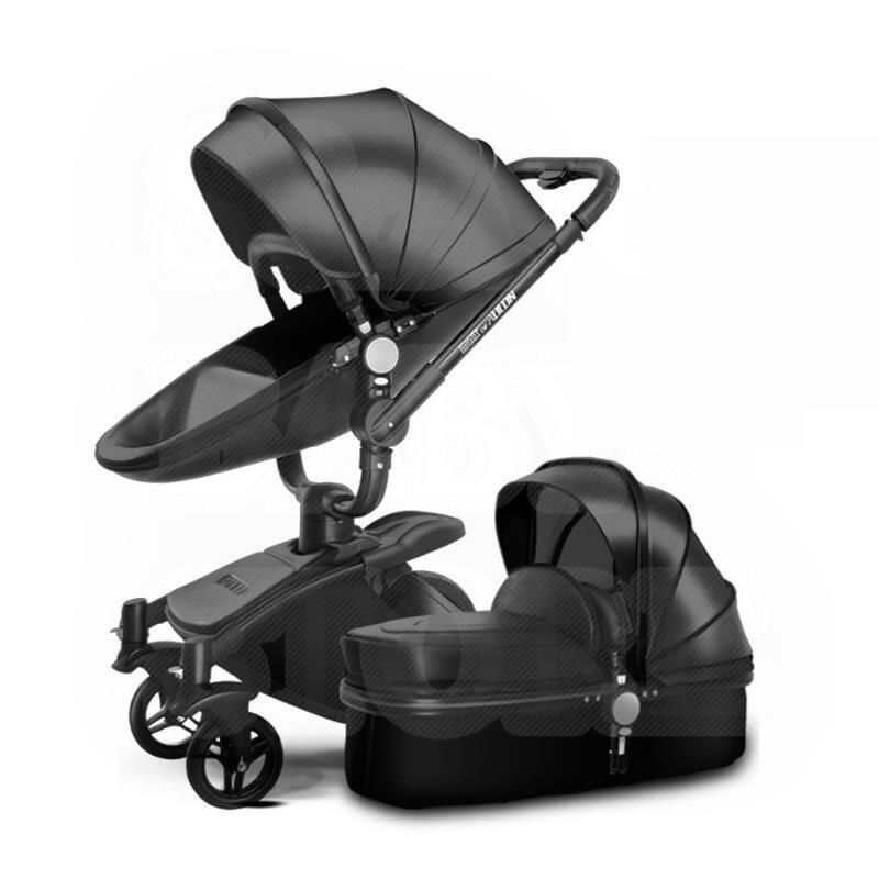Fast Shipping Free Shipping Aulon Luxury Baby Stroller 3 In 1 High Land-Scape Fashion Carriage European Design Pram On 2020 Singapore