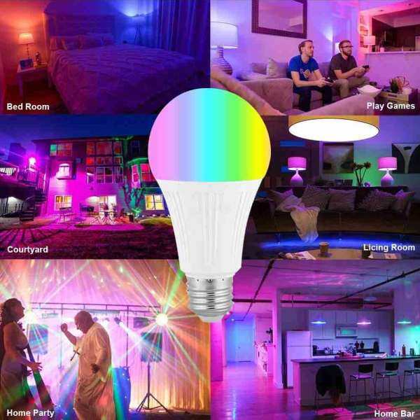 LISSNG E27 Thông Minh Bóng Đèn LED LED Wifi Tiếng Nói Điều Khiển từ xa Ánh Sáng Đèn Tương Thích với Alexa Google Nhà Trợ Lý