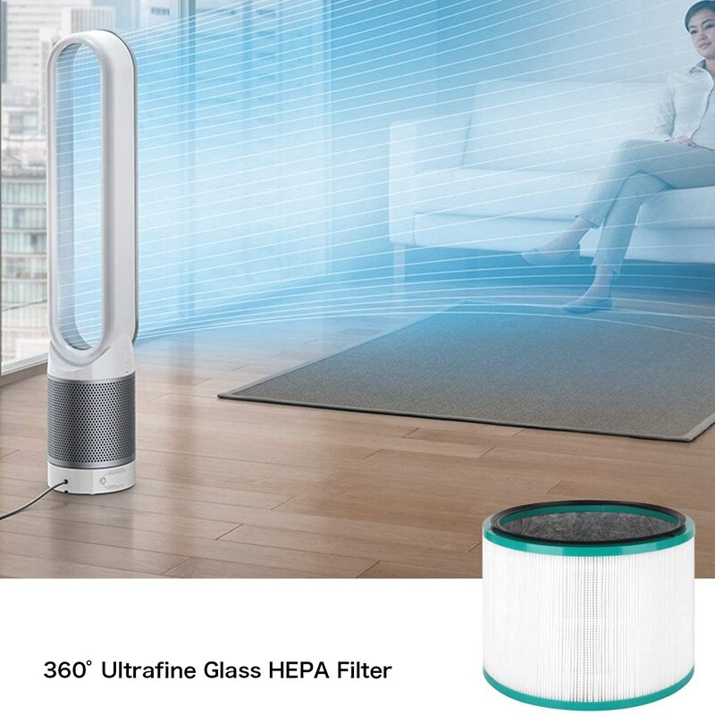 2 Pack Replacement HEPA Filter for Dyson Pure Cool Link DP01, DP02 and for Dyson Pure Hot + Cool Link HP01, HP02, Part
