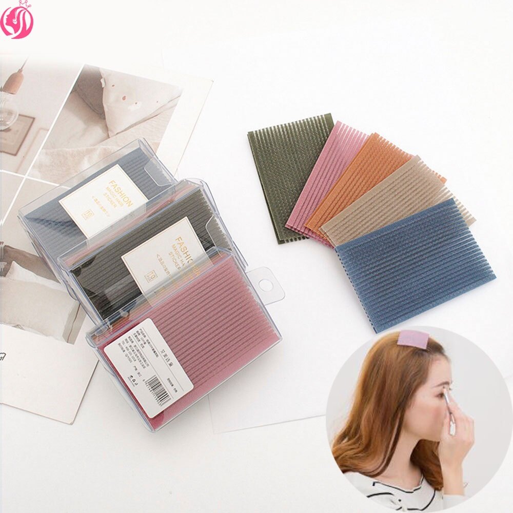 【M-ZONE8】10 Pcs/set Fashion Bangs Stickers Magic Hair Stickers Headdress Unisex Hair Accessories