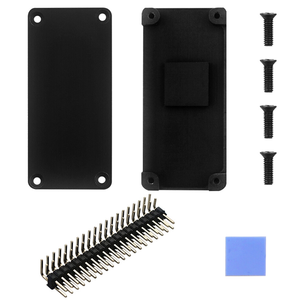 Raspberry Pi Zero 2W Vỏ Hợp Kim Nhôm Vỏ Raspberry Pi Zero 2W Vỏ Bảo Vệ Kim Cong/Kim Thẳng