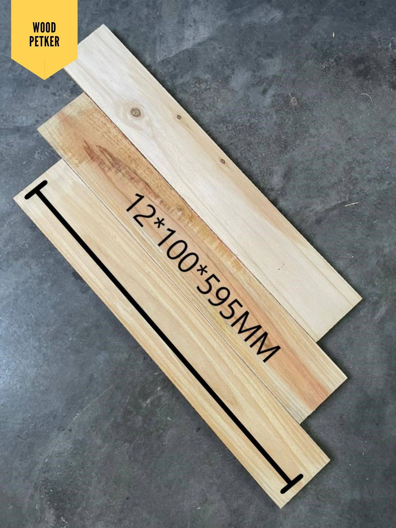 Ready Stock New 12mm Thickness Pine Wood Wooden Strip Long 595mm Seni Papan Pine Kayu Siap Ketam Craft Tangan Lazada