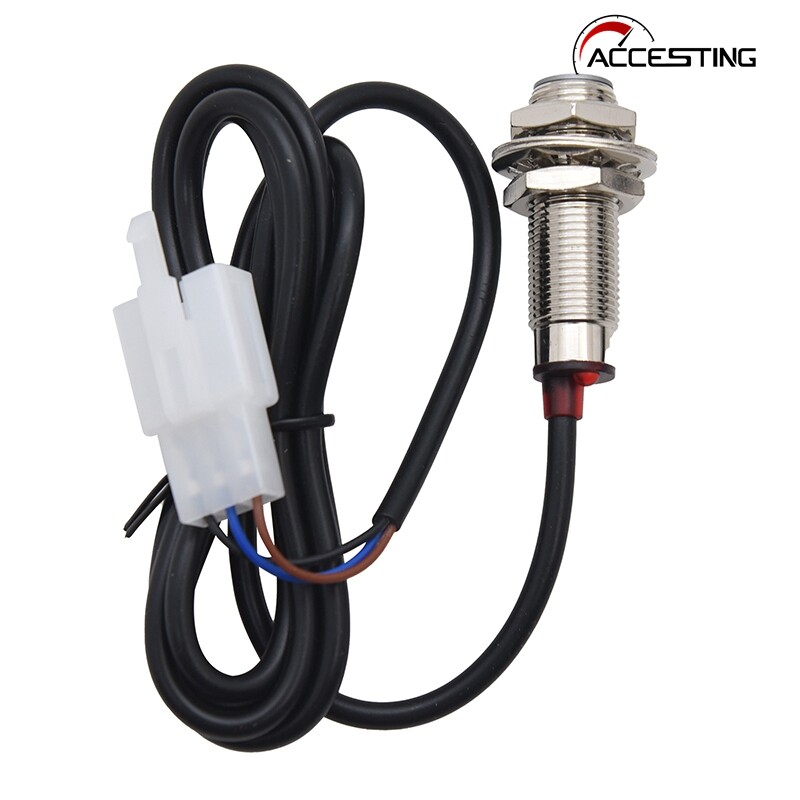 Universal RPM Motorcycle Meter Speedometer LCD Digital Sensor