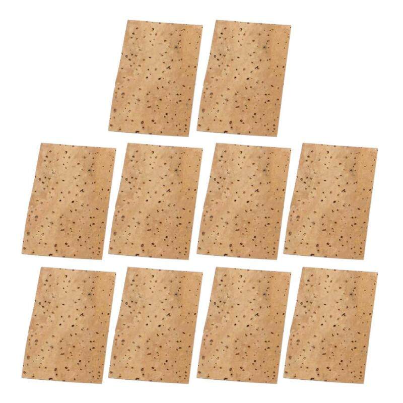 Baoblade 10 Pieces Saxophone Cork Saxophone Interface Cork Brown Wooden Material Part Malaysia