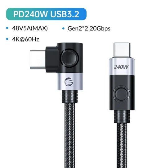 Orico 240w fast charging usb4 data cable pd3.1 power line type c cable 8k 60hz 40gbps for ps5 nintendo switch galaxy s22 macbook
