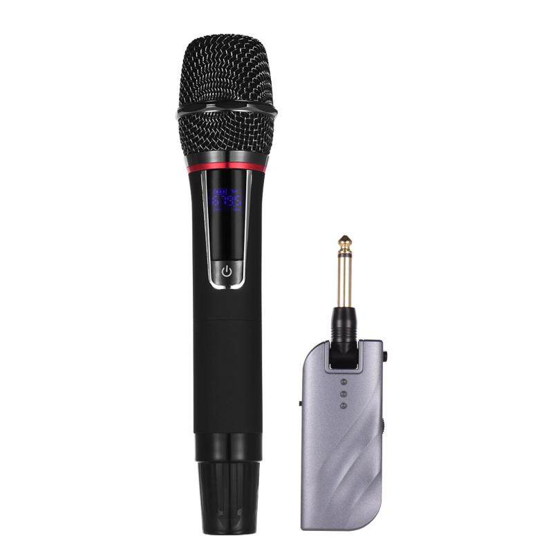 UHF Tần Số Dây Micro Bộ Cho DJ Công Tác Đảng Họp Biểu Diễn Trực Tiếp Đen