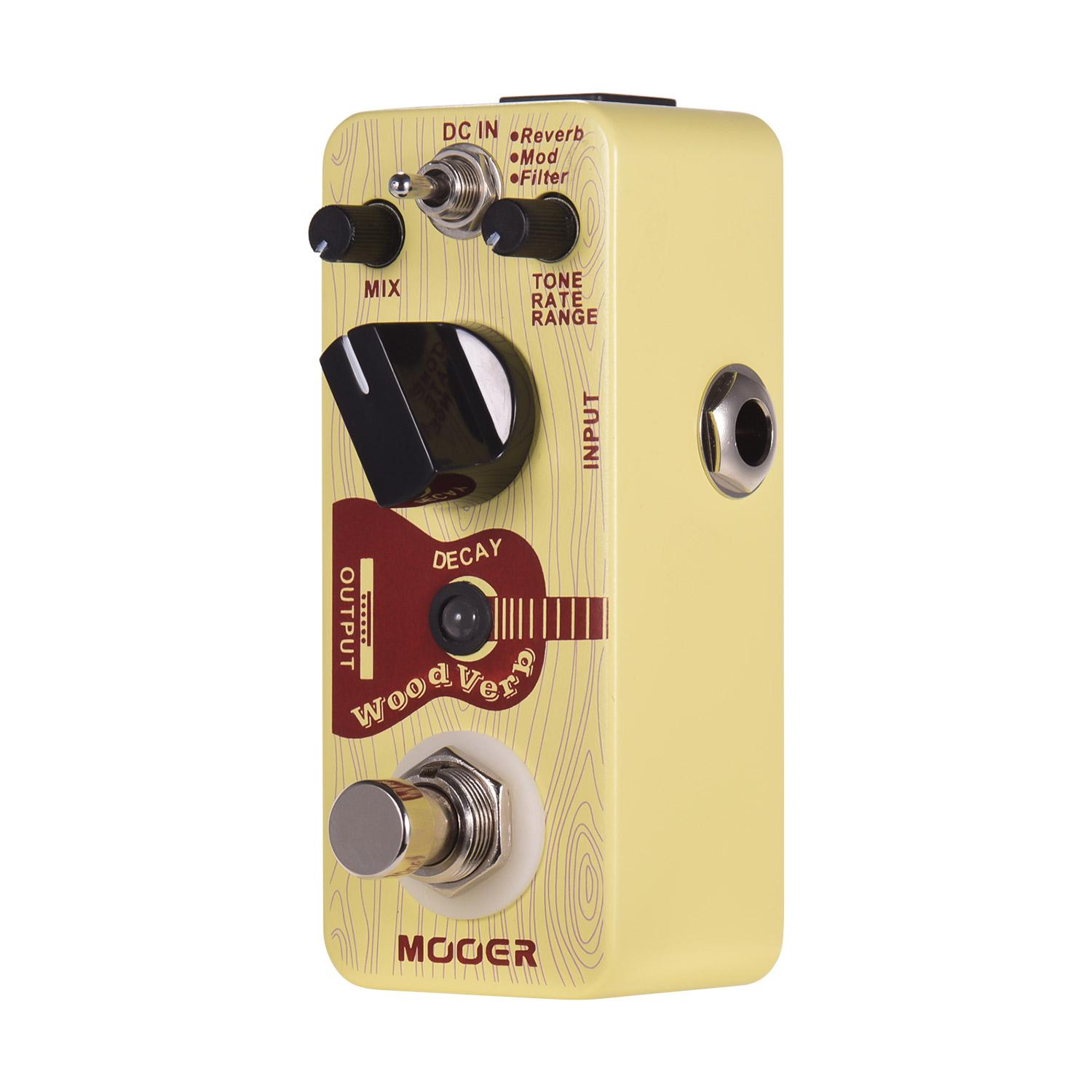 Mooer WoodVerb กีตาร์อะคูสติก Reverb Pedal Digital Reverb Pedal Reverb ...