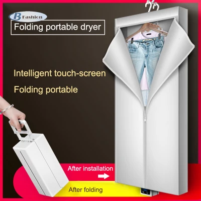 B-F Portable Clothes Dryer Electric Laundry Drying Rack Foldable Dryers for Apartment Home Travel