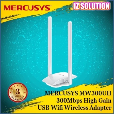 Mercusys Powered By TP-Link MW300UH 300Mbps 2 x 5dBi High Gain USB Wifi Wireless Adapter
