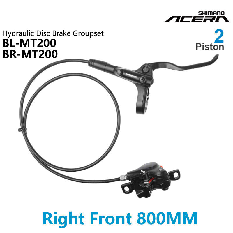 Shimano BR BL MT200 Brake MTB Hydraulic Disc Brake Set 2 Piston Brake Clamp Mountain Bike Brake Update From M315 Brake Bicycle Accessories store