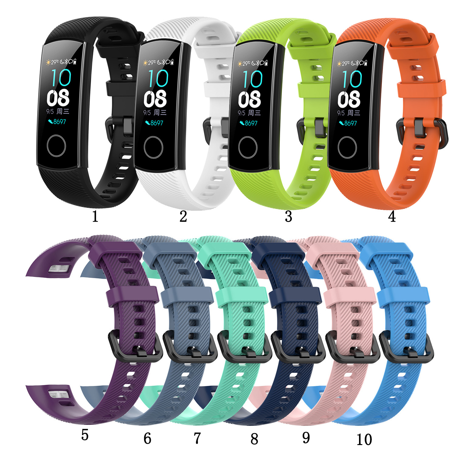 Wrist Strap for Honor Band 4 Honor Band 5 Silicone Band