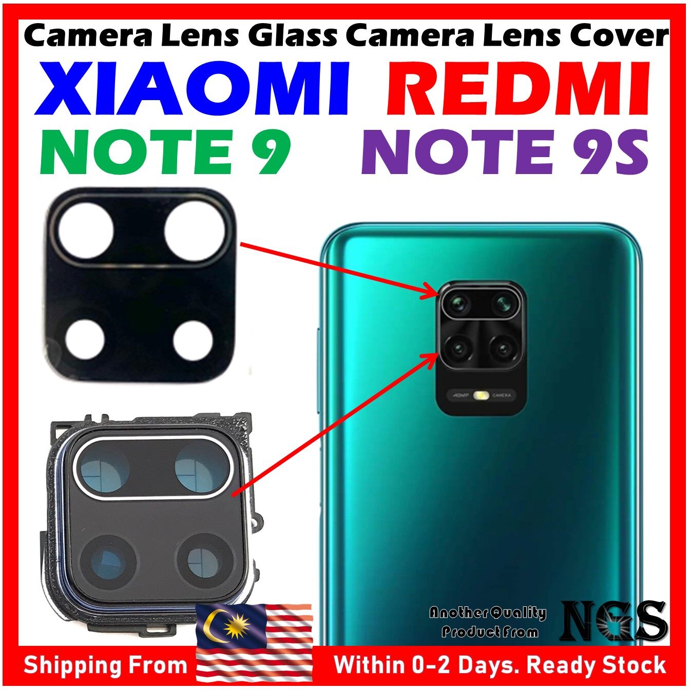 Xiaomi Redmi Pro Camera Glass Redmi Note Pro Replacement Back