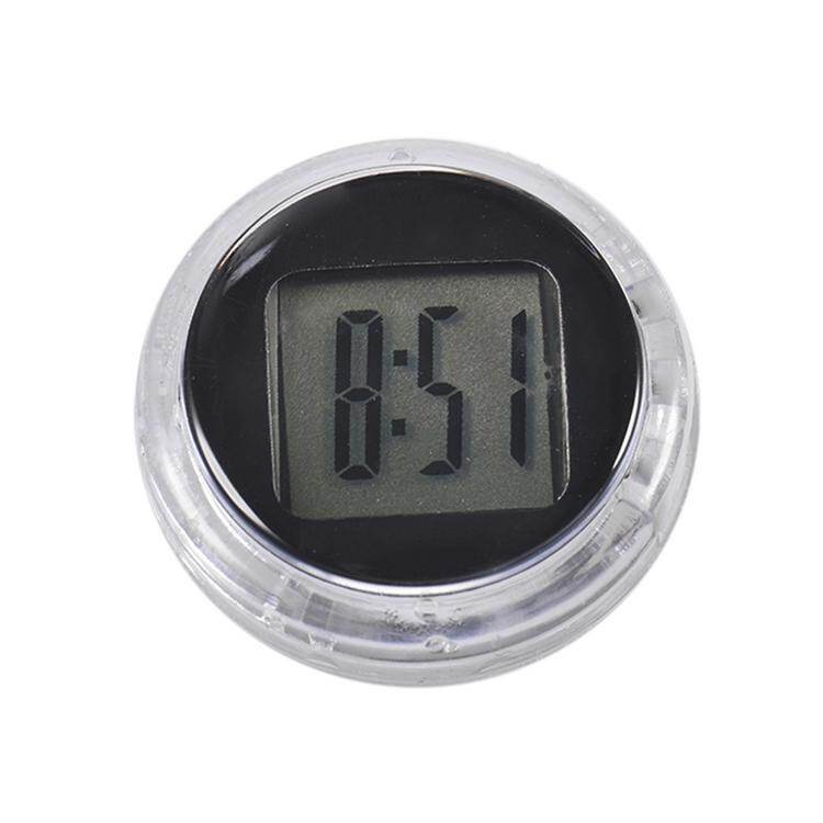 Mini Motorcycle Clock Stick-on Waterproof Electronic Watch Moto Digital Clock with Stopwatch