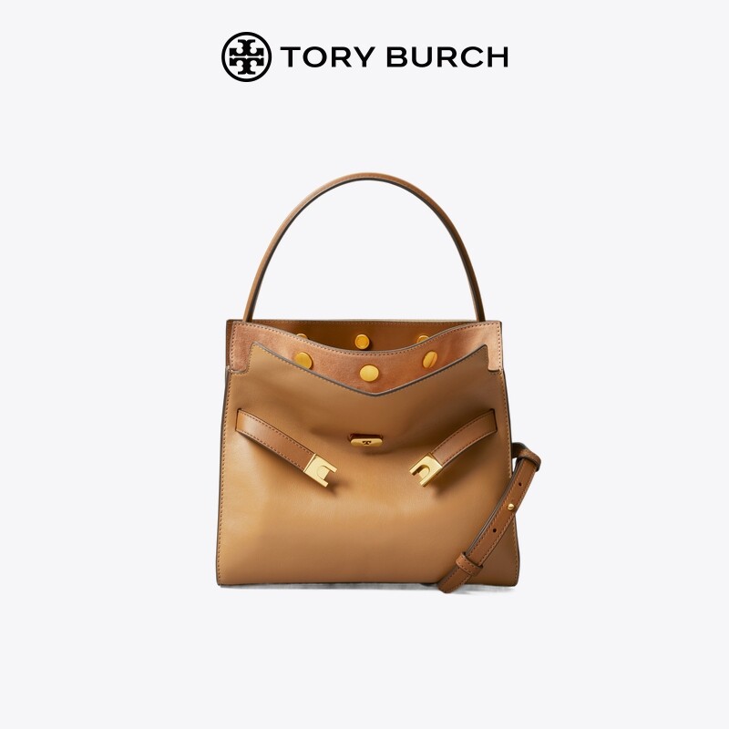 TORY BURCH DOUBLE LEE กระเป๋าสะพายพกพาขนาดเล็กกระเป๋าผู้หญิง 75182 ราคา 8,117 บาท*ส่งฟรี