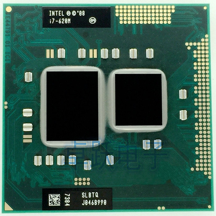 Shipping free original in core i7 620m cpu 4m2.66ghz3333 mhzdual-core laptop processor i7-620m compatible hm57 hm55