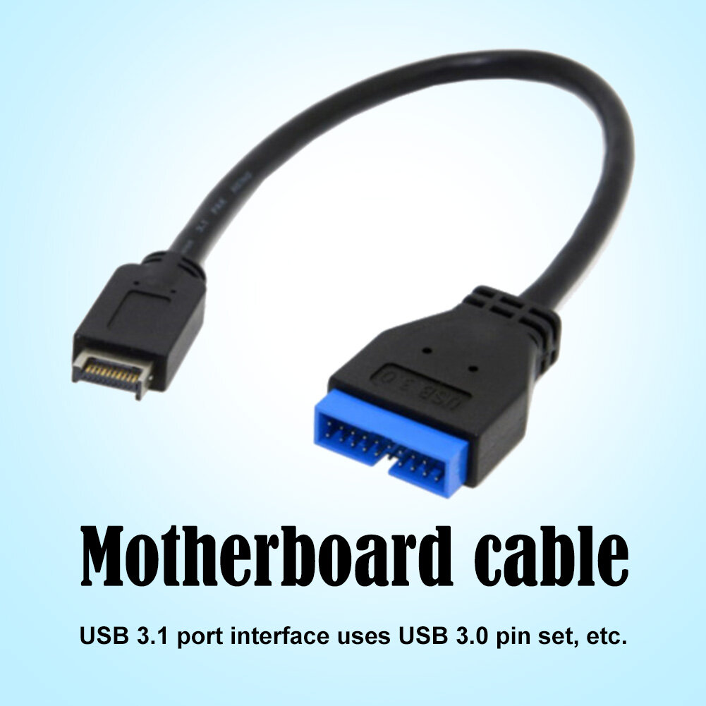 Mainboard Connector Cable USB 3.1 Front Panel Header to USB 3.0 20Pin Extension Cable for ASUS