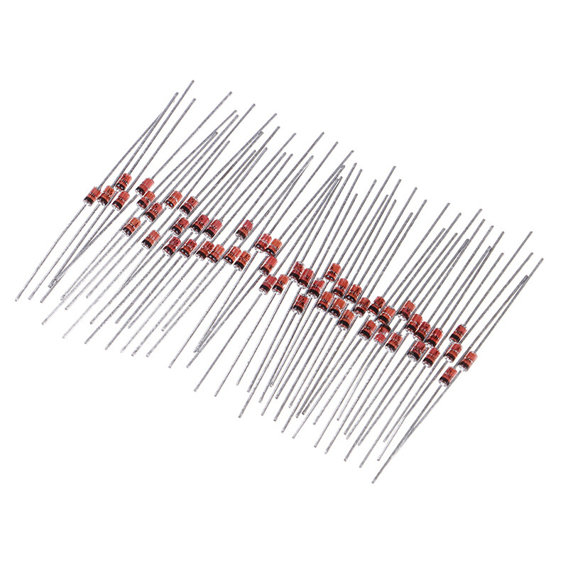 50pcs 1w 5.1v zener diode 1n4733a 1n4733 in4733a in4733 5v1 volt do-35