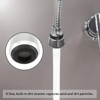 Home Kitchen Rotatable Water Saving Tap Chroming Faucet Aerator