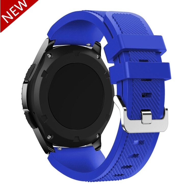 20mm 22mm band for samsung galaxy watch 3/46mm/42mm/active 2/46 gear s3 frontier/s2/sport silicone bracelet huawei gt 2/2e strap