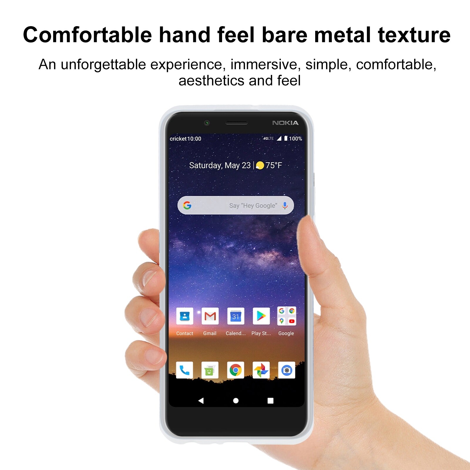 TPU Phone Case For Nokia C2(Transparent White)