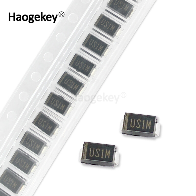 100PCS US1M HER108 SMA Schottky Diode 1A 1000V