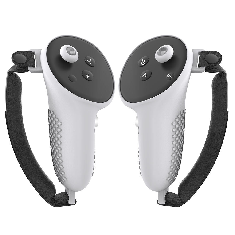 For Meta Quest 3 VR Controller Silicone Protection Cover Handle Protective Case with Straps for Meta Quest 3 Accessories