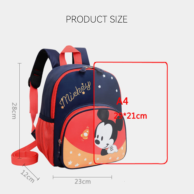 HS Kids anti-lost backpack kindergarten backpack cartoon little dinosaur leash backpack