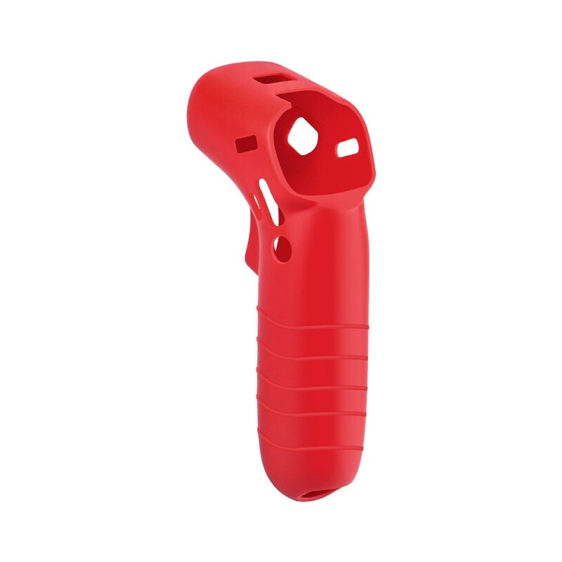 PLZ For DJI FPV Combo Camera Controller Silicone Cover Protective Sleeve Skin Case With Lanyard Red