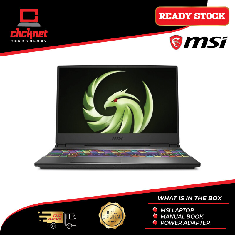 MSI Alpha 15 A3DDK-260BN (AMD Ryzen™️ R7-3750H 16GB 512GB SSD Radeon RX 5500M 4GB 15.6″ FHD IPS 144HZ) Malaysia