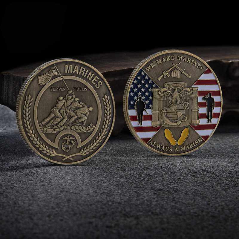 We Make Marines Always a marine Commemorative Challenge Coin ...