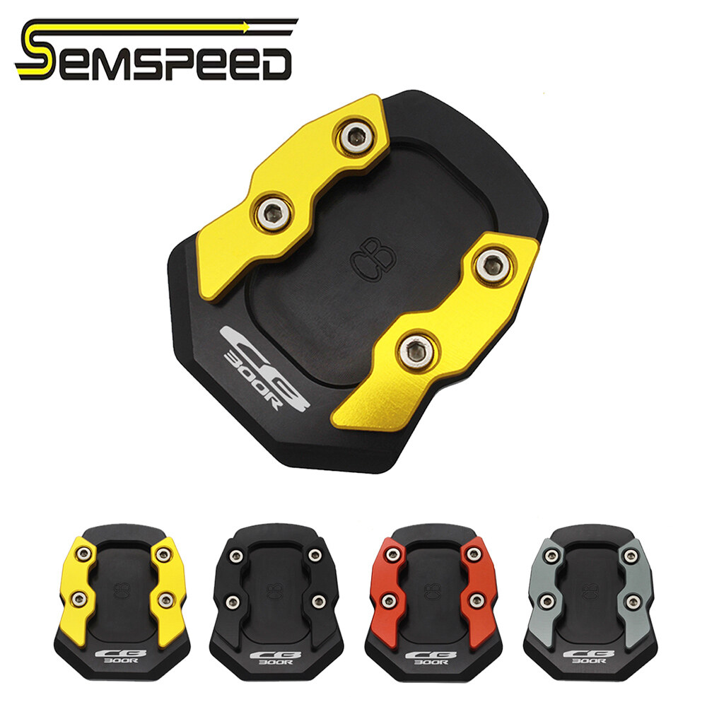 Motorcycle Foot Side Kick Stand Pad Plate Enlarge Kickstand Pad Extension Parking Support For Honda CB300R CB 300 R 300R 2014-2020 2021 2022 2023