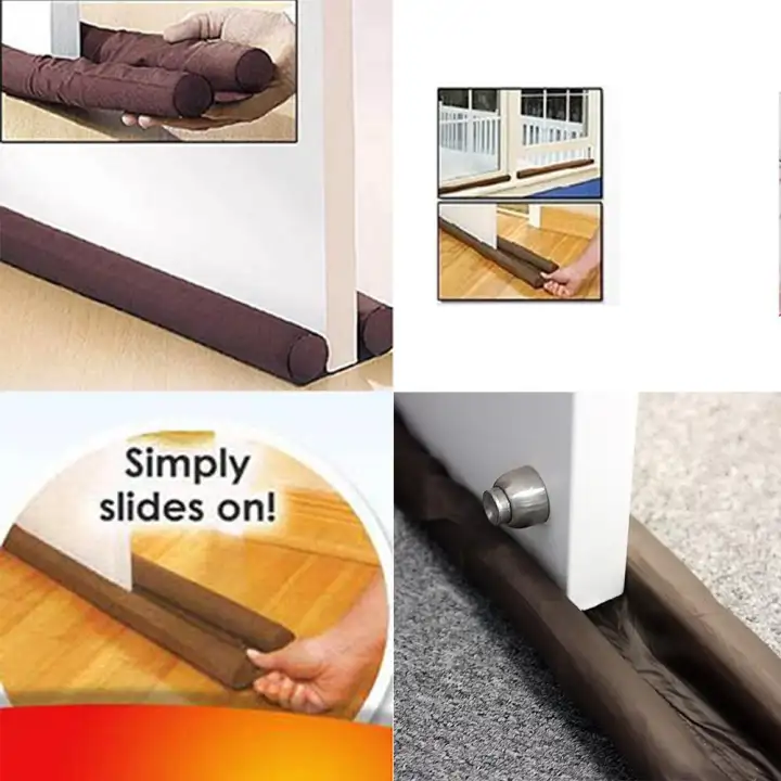 Door Window Twin Guard Wind Dust Blocker Sealer Stopper Safety