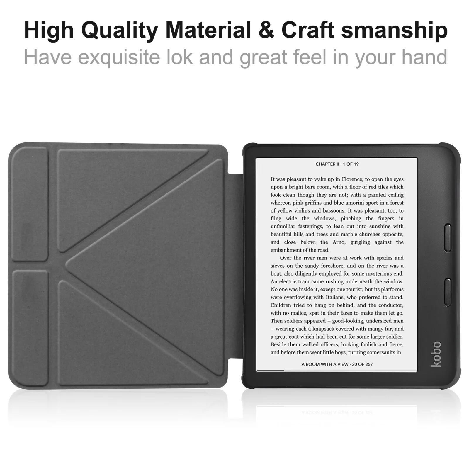 For Kobo Libra 2 E-Book Ereader transform stand Case TPU Soft Shell Stand Function Libra2 7 inch cover