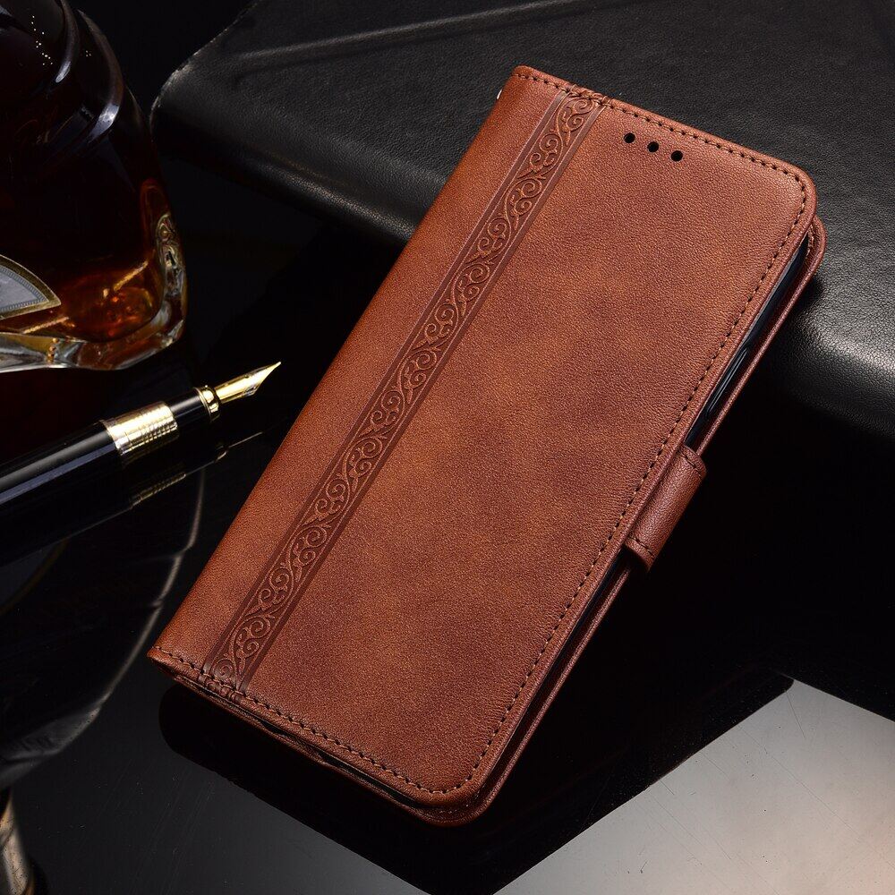 Luxury flip wallet leather case for samsung galaxy j4 2018 j400 j400f sm-j400f magnetic book protect phone back cover