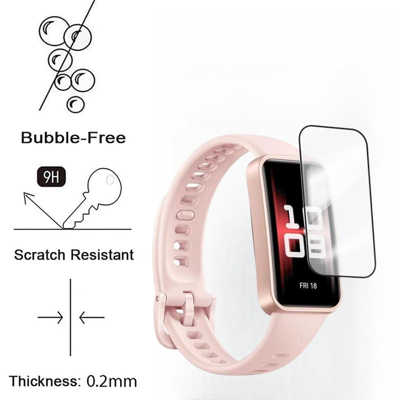 Bao phủ toàn màn hình bảo vệ cho Huawei ban nhạc 9 Hydrogel mềm phim 3D miếng dán tràn viền chống xước phim bảo vệ cho Huawei ban nhạc 9 không phải Kính