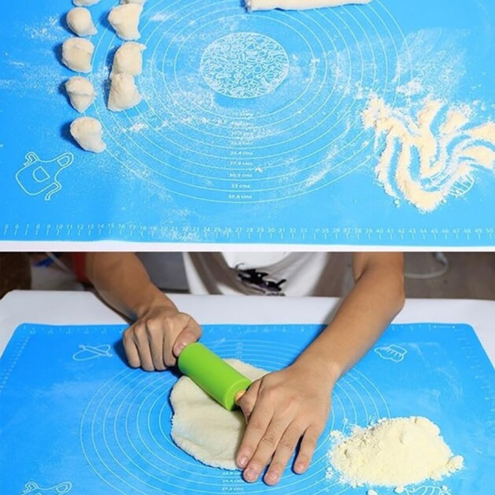 Terylin Non-stick Silicone Dough Rolling Mat Pastry Cake Baking Kitchen Cooking Tool