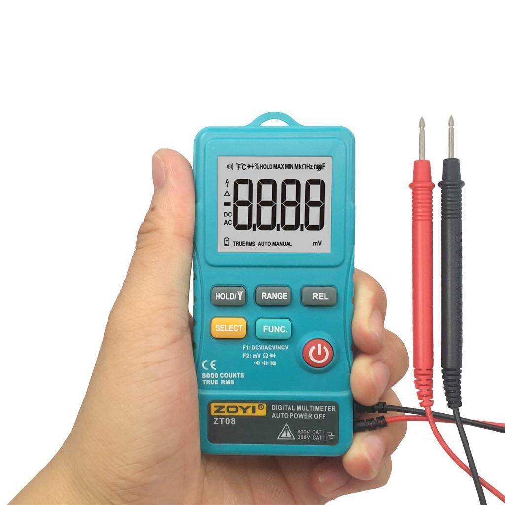 ZOYI ZT08 Độ Chính Xác Cao Tự Động/Phạm Vi Thủ Công đa năng kế kỹ thuật số
