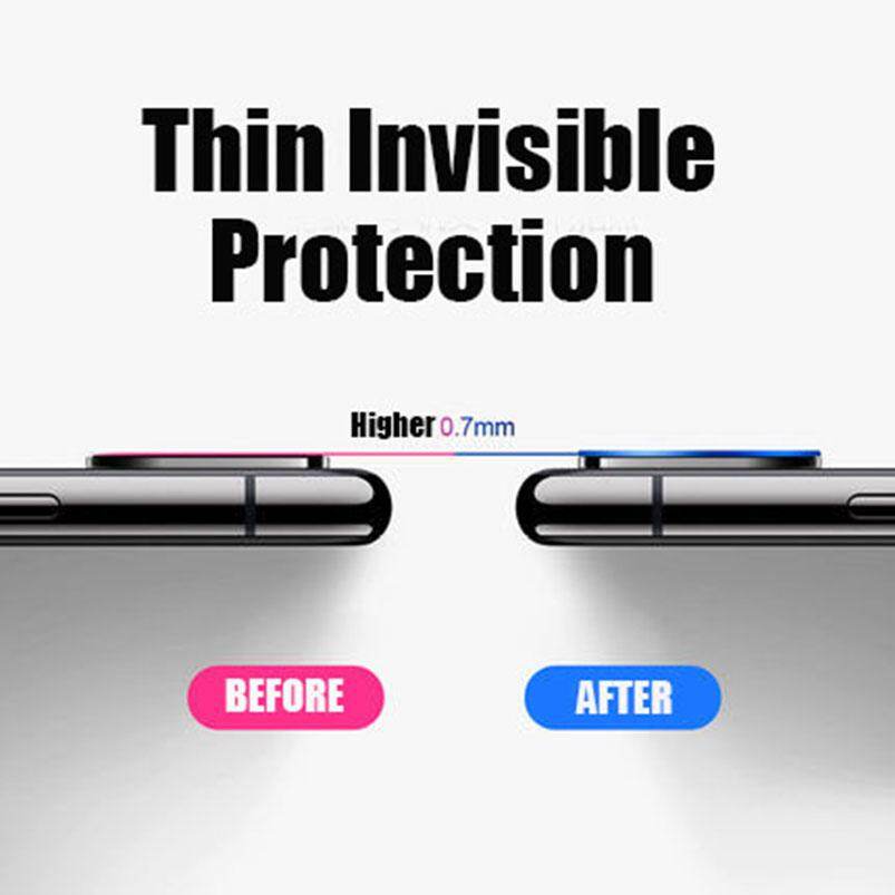 LUOWAN [2 pack] For Samsung Galaxy S10 Plus S10E Back Camera Lens Tempered glass screen protector full cover HD(Clear)